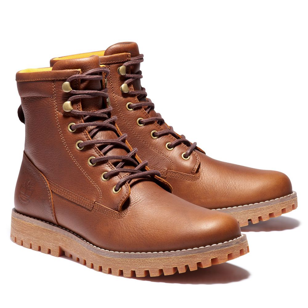 Bocanci De Zapada Timberland Barbati Maro - Jackson\'s Landing Waterproof - Romania - ATMNZX384